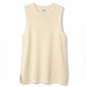 J.Crew Knit Sweater Tank XL (Cream)